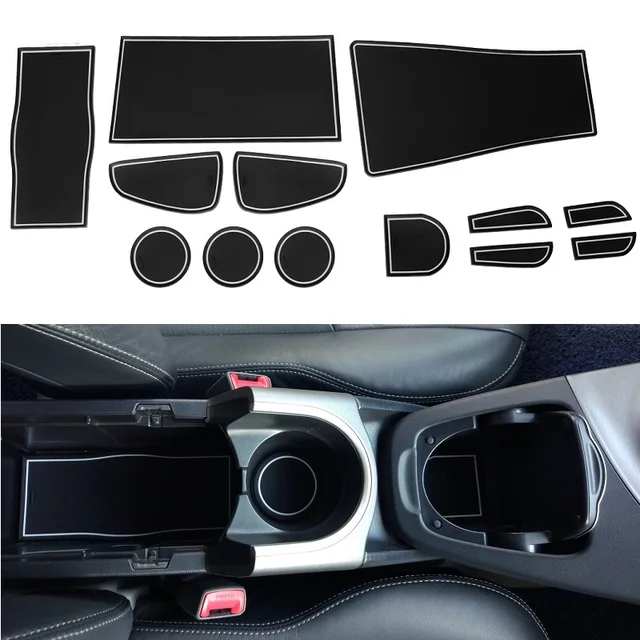 Non Slip Door Slot Cup Mat Storage Rubber Interior Trunk Mats For Non Slip Door Slot Cup Mat Storage Rubber Interior Trunk Mats For Toyota Prius Zvw30 2010