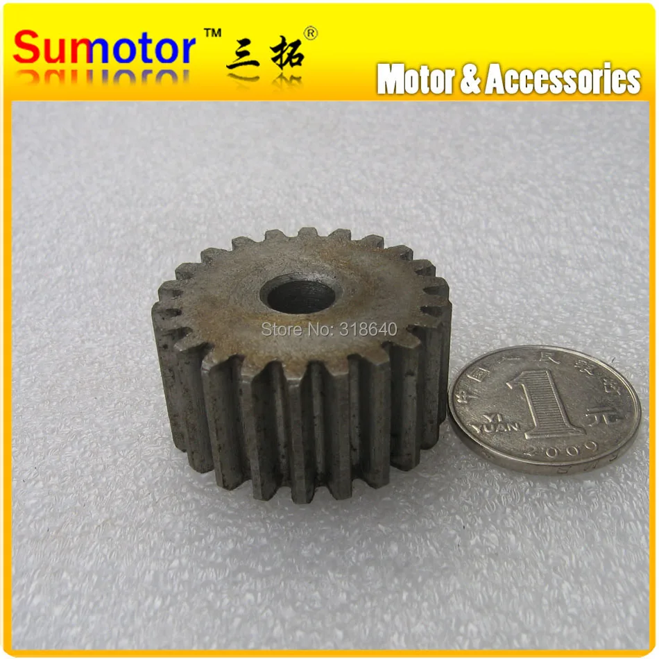 Spur gear 1,5 M 22 T 22 зубья мод 1,5 Ширина 18 мм диаметр не большой, чем 8,3 мм правые зубы 45# сталь CNC Шестерня робота передачи