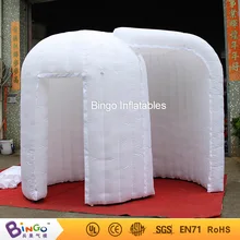 Все Белый 3x2x2.3 м светодиодный Lighiting надувные Photo Booth тип освещения Иглу Надувной Светодиодный Палатка для вечерние событие горячая распродажа