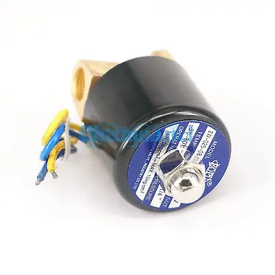 2W 025 08 N/C 1/4 &quotBSP 12VAC 24VAC/DC 110VAC 220VAC 2 ходовой газ вода пневматический электрический