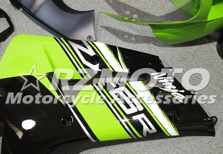 Высококачественный комплект обтекателей Abs впрыска для kawasaki Ninja ZX6R 636 2003 2004 03 04 6R 600CC на заказ холодный зеленый черный