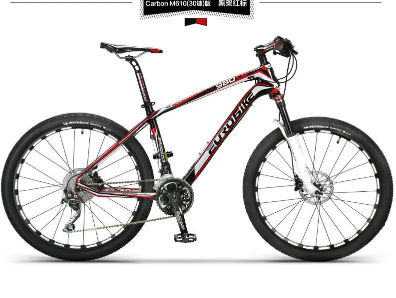 Perfect Kalosse  bicicleta mountain bike carbon  26*17inch  24/27/30speed  Carbon  Mountain bicycle  Hydraulic  Disc brakes 4