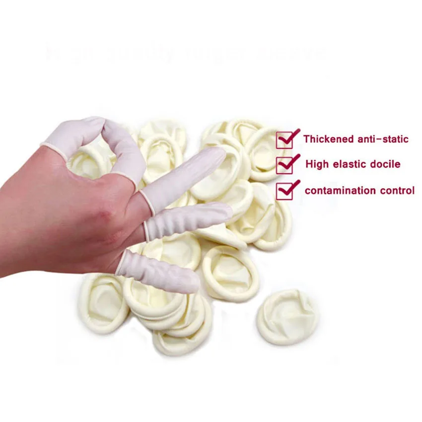 Одноразовые антистатические резиновые латексные палочки для наращивания бровей перчатки 20 шт. практичный инструмент для наращивания ресниц аксессуары