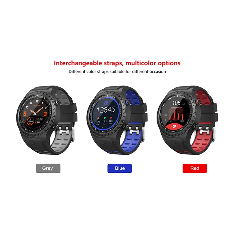 M1 Smartwatch 1,3 дюймов цветной экран мульти-спортивные режимы динамический компас Gps Hrm