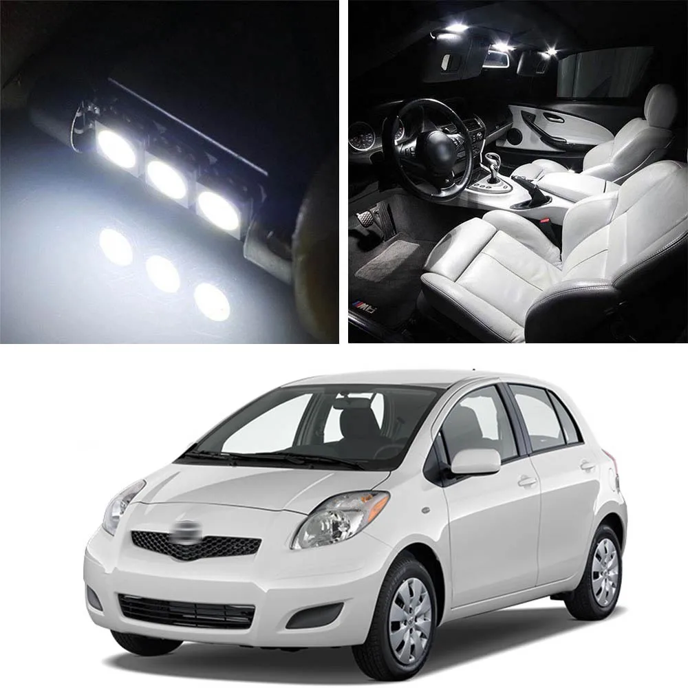 

Canbus LED Lamp Interior Map Dome Trunk Plate Light Bulbs For Toyota Yaris 2007-2011
