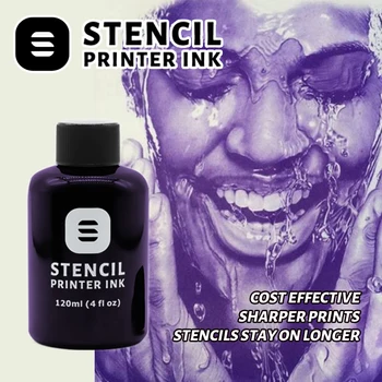 FedEx FREE SHIPPING TATTOO STENCIL PRINTER INK FOR INKJET PRINTER( 10 PIECE TRANCING PAPER FREE) Ink Jet stencil art coffee drinks printer food printer chocolate printer with food ink free factory supply with ce