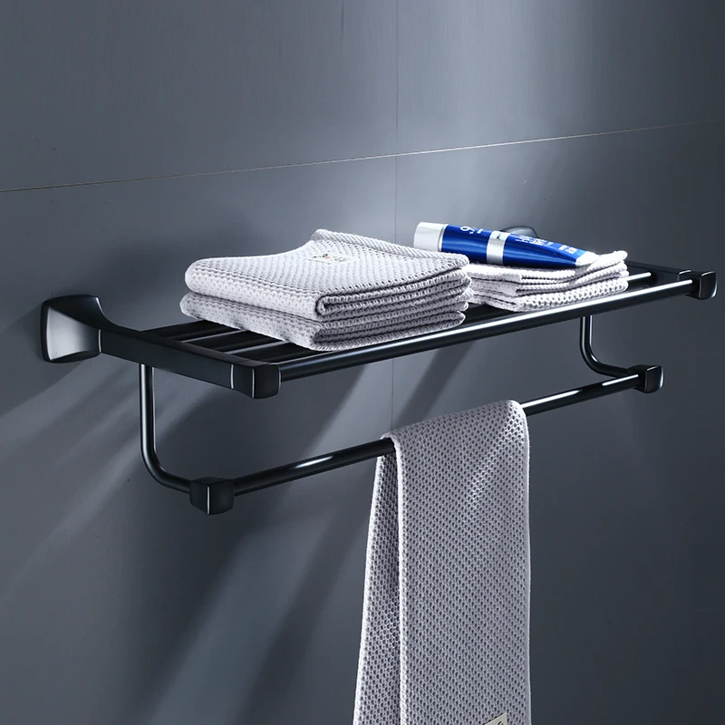 

black bathroom towel rack bath towel holder shelf bathroom towel holder shelf bathroom hardware