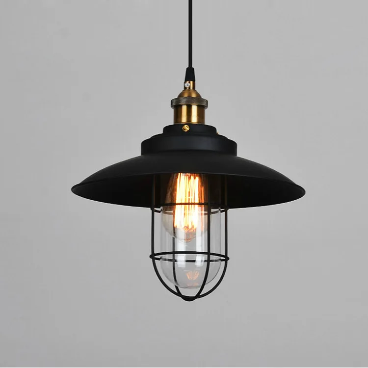 

Northern Eurpean Wrought Iron Pendant Light Loft Retro Art Lobby Decoration Light Vintage Coffee Shop Light Free Shipping