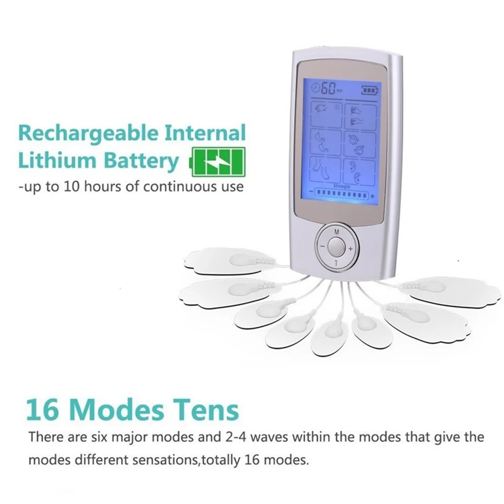 16 Modes Acupuncture Therapy Electric Massager Pain Relief Muscle Stimulator 16 Modes Acupuncture Therapy Electric Massager Pain Relief Muscle Stimulator
