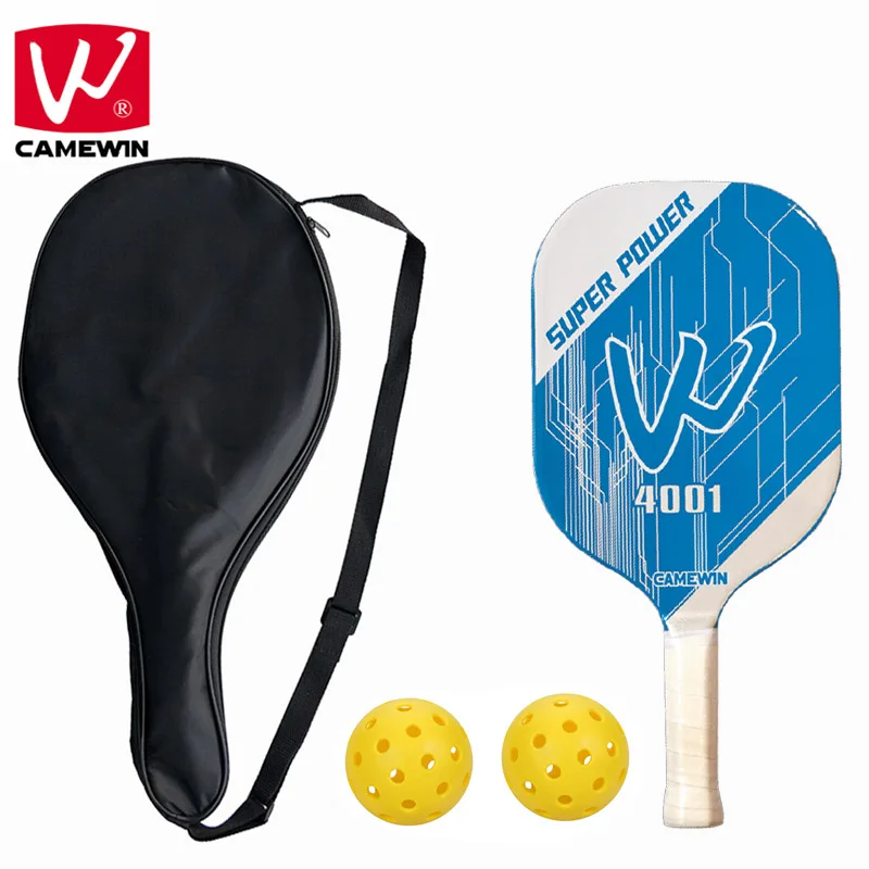 

CAMEWIN Brand Pickleball Paddle | Set Includes One Pickleball Paddles + Two Balls + One Carrying Bag | Pickleball Racket Sets