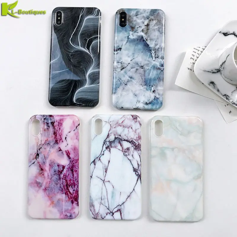 Marble Case on for iPhone XR Cases for Coque iPhone X XR 6 6s 7 8 Plus XS Max Cover Phone Case Soft TPU Silicone Back Cover Etui