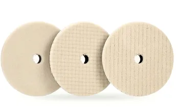 

Free shipping 3/5/6/7 Inch Lambs Woolen Polishing Pad For Car Polisher Detail Mirror Finish Polish50/80/100/125/150/180 mm New