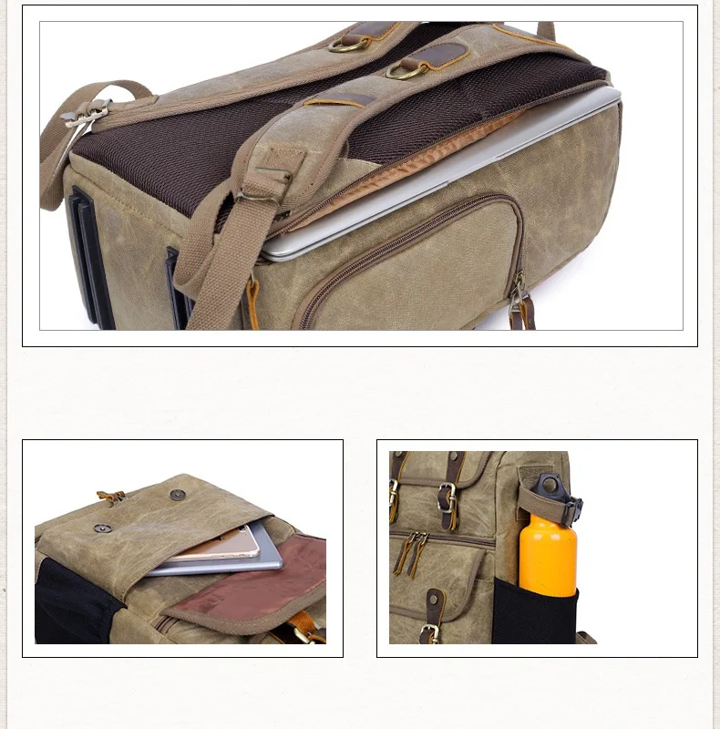 Vilnius Canvas Camera Bag