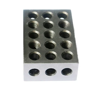 

23 Holes Parallel Clamping Block Parallel Spacer Clamping Block Lathe Tools for Machine Tool 25x50x75mm