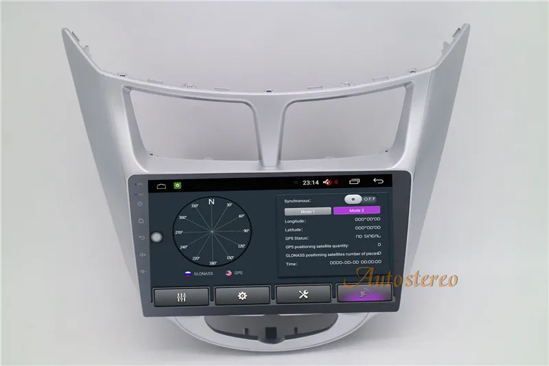 Perfect Big screen Android Car GPS Navigation Car DVD Player For Hyundai Accent Verna 2011+  stereo unit multimedia 21