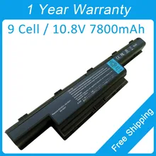 New 9 cell 7800mah laptop battery AS10D3E AS10D61 for Packard Bell EasyNote TM85 TM83 TM86 TM87 TM89 NS85 TM94 TM97 TM98
