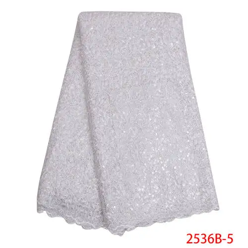 Кружевная ткань с блестками высокого качества нигерийские французские кружевные ткани последние вышитые тюлевые платья для вечерние KS2536B-7 - Цвет: Picture 5