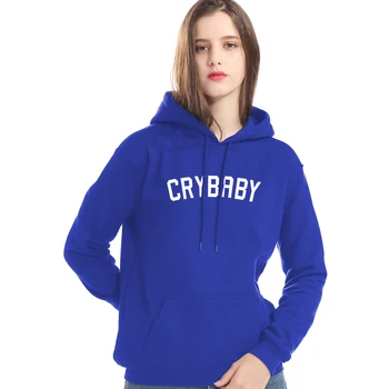 

CRYBABY Print Female Sweatshirt 2019 Casual Autumn Winter Clothes Fleece Hoody Harajuku Women's Hoodies Hooded Coat Tracksuit