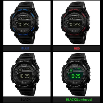 

Luxury Digital Mens Electronic Watch Clock Men's Sport Digital LED Digital LED Watch Date Sport Men Electronic Wrist Watch 0610