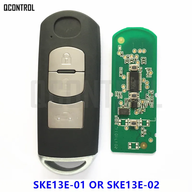 

QCONTROL 3 Buttons Smart Key Suit for MAZDA CX-3 CX-5 Axela Atenza Model SKE13E-01 or SKE13E-02 Car Remote Control