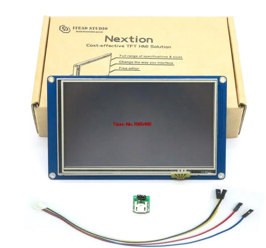 

5.0 "Nextion HMI Intelligent Smart USART UART Serial Touch TFT LCD Panel Display Module For Raspberry Pi 2 A + B + ARD Kits