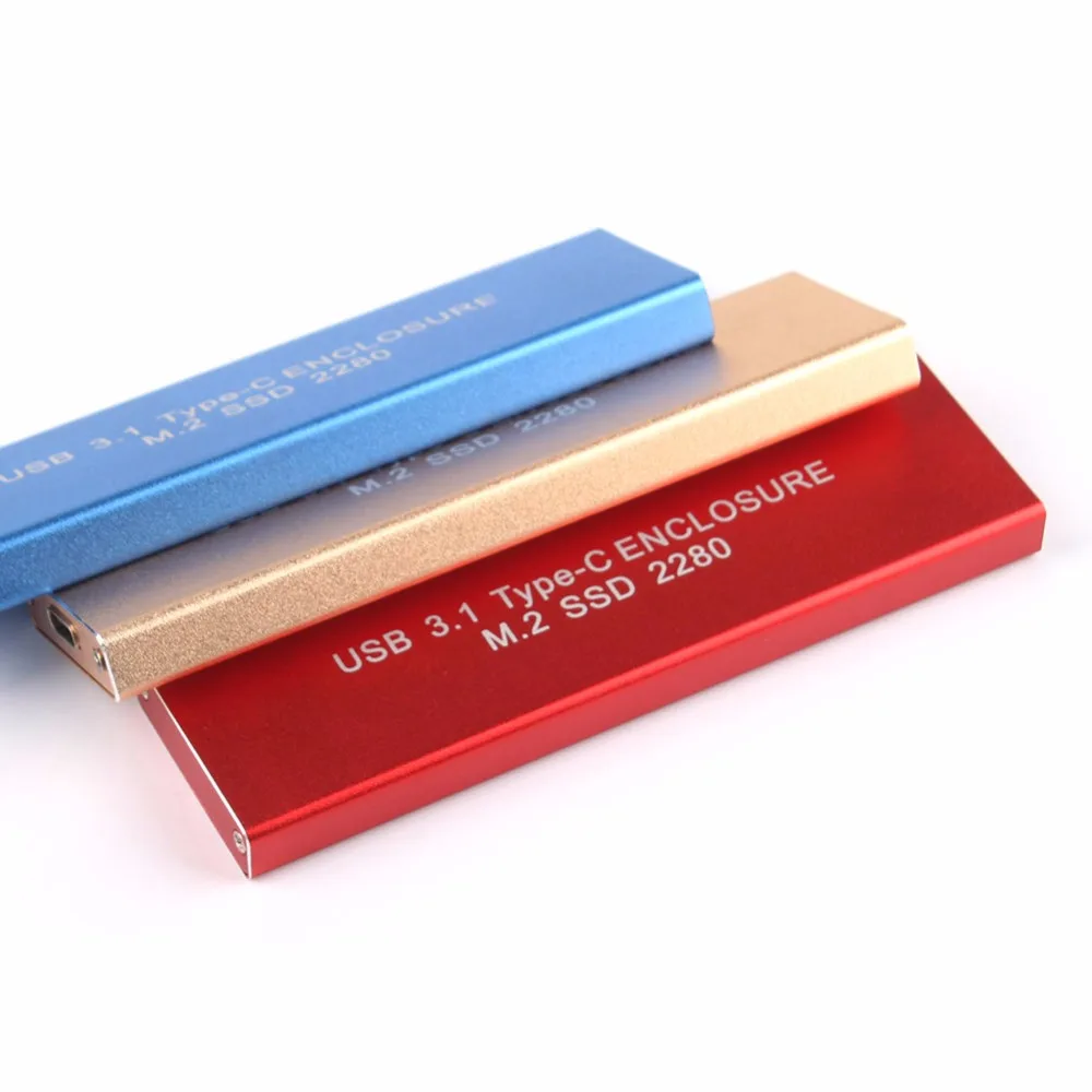 USB3.1Type USB-C к M.2 NGFF SSD внешний алюминиевый корпус 22 * мм 80 мм + Кабель USB3.0 #241307