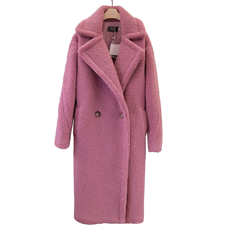 2018 new teddy coat faux fur long coat women lamb fur coat 4 color 2018 new teddy coat faux fur long coat women lamb fur coat 4 color