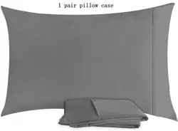 1 пара 50x76 см полиэфирного волокна мягкие простая наволочка крышка сиденье стула Прямоугольная подушка чехол для украсить дом