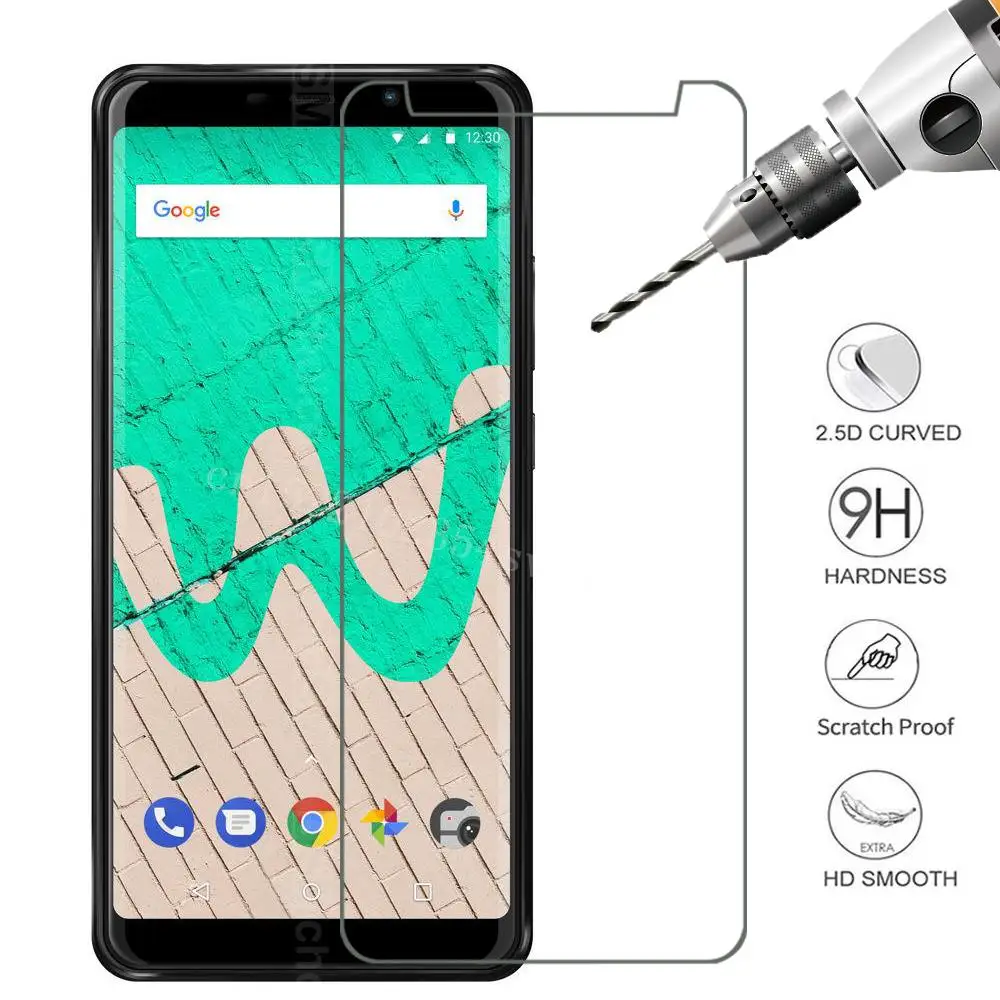 HD 9H ультратонкое закаленное стекло для Wiko View Max защита экрана телефона | Мобильные