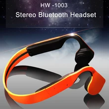 Hangrui Original Bone Conduction Bluetooth Headphones Life Waterproof Neck-strap Sport Headset NFC Handsfree Wireless earphones
