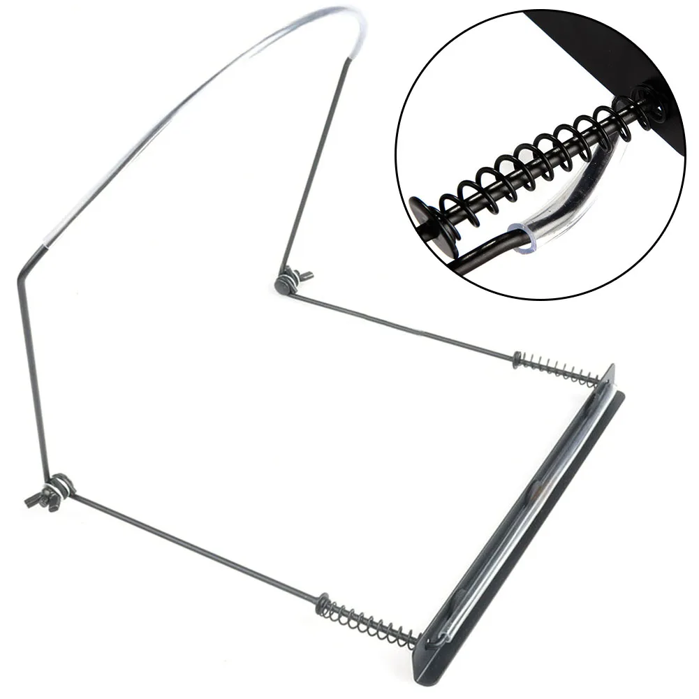 Black Professional Harmonica Stand Neck Holder Harp Rack Support For 10