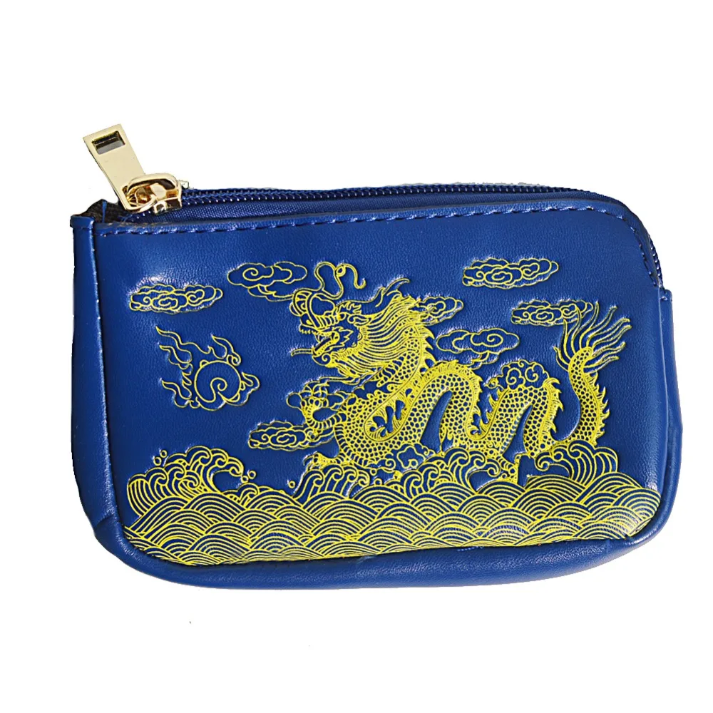 Feng Shui Dragon Mini Purse (Blue) W Fengshuisale Red String Bracelet