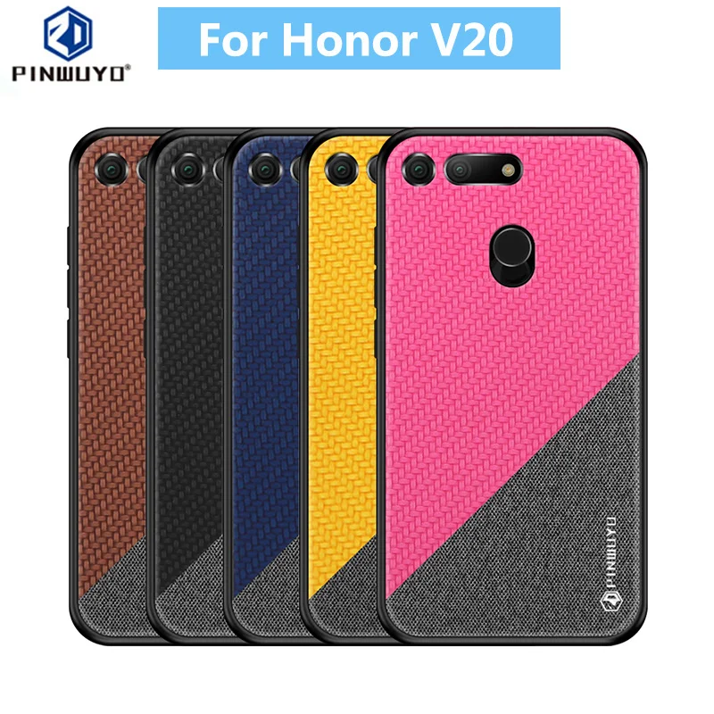 PINWUYO honor s Чехол для huawei honor V20 случае кос дизайнерская ткань ТПУ Мягкий ПК жесткий защитный чехол для телефона чехол для honor v20