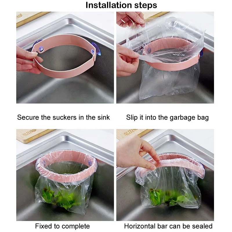 Подставка под мусор с присосками для кухонной раковины|Полки и держатели| |