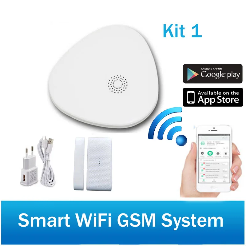 

2.4G smart home security home security wifi alarm system Android/IOS APP Smartphone App smart host V10