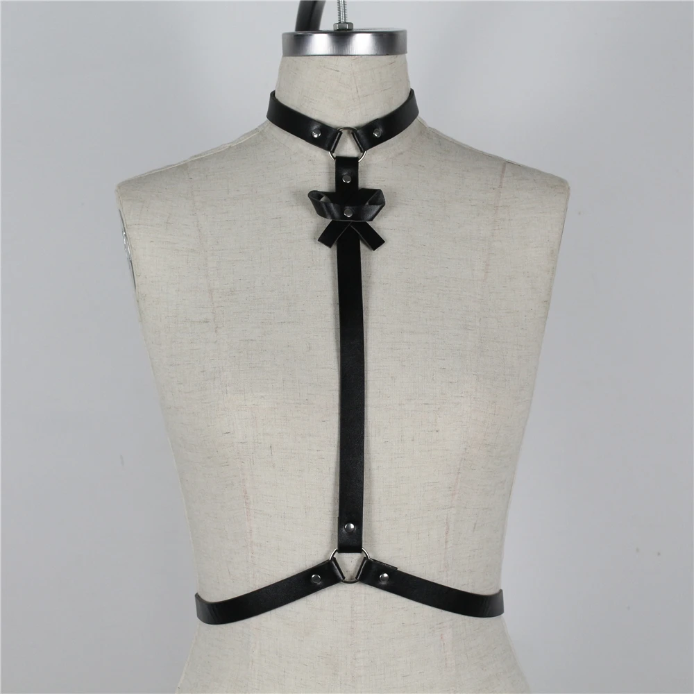 

2019 Female Belts for Women Style Bow Leather Waist Belt Ladies Black Waistband Bondage Ceinture Femme Dress Shirts accessories