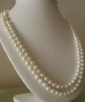 

AAA 6-7mm White Akoya Cultured Pearl Necklace 50"