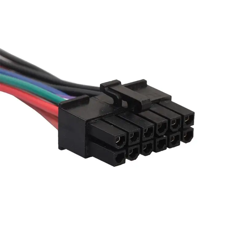 ATX 24 핀-12 핀 전원 케이블 15cm 24 핀-12 핀 암-12 핀 수 PSU 컨버터 어댑터, 에이서 Q87H3 18AWG 컴퓨터 액세서리