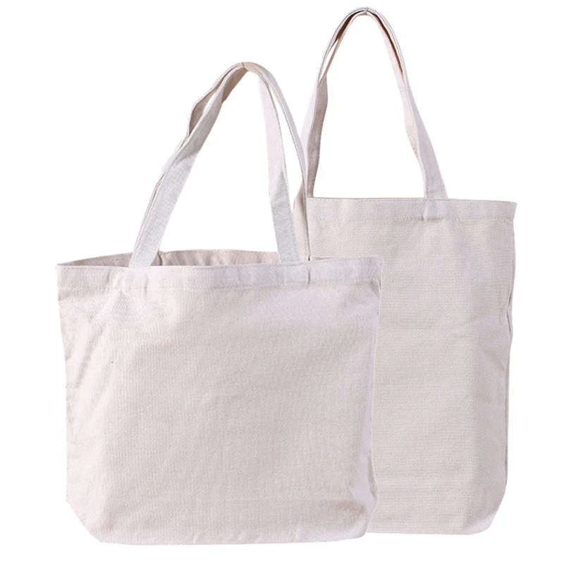 Canvas Bag Reusable Shopping Bags Grocery Tote Bag Cotton Daily Use Handbags Women Casual Handbag Canvas Bag Reusable Shopping Bags Grocery Tote Bag Cotton Daily Use Handbags Women Casual Handbag