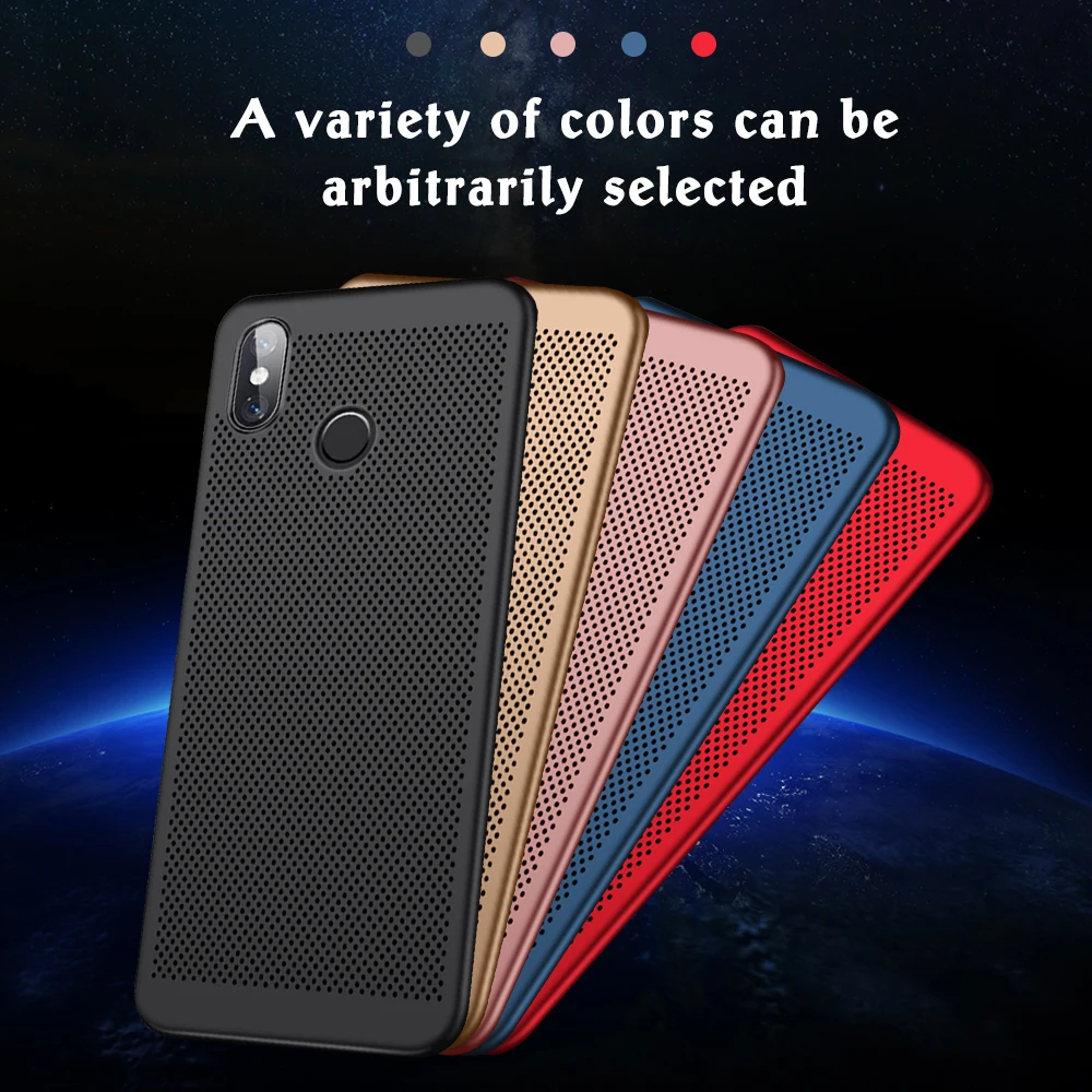 

Cooling Phone Case For Xiaomi Redmi Note 7 Pro Note 6 Pro Mi9 Hollow Heat Dissipation Cases Hard PC For Xiaomi Mi 9 7Pro 6Pro