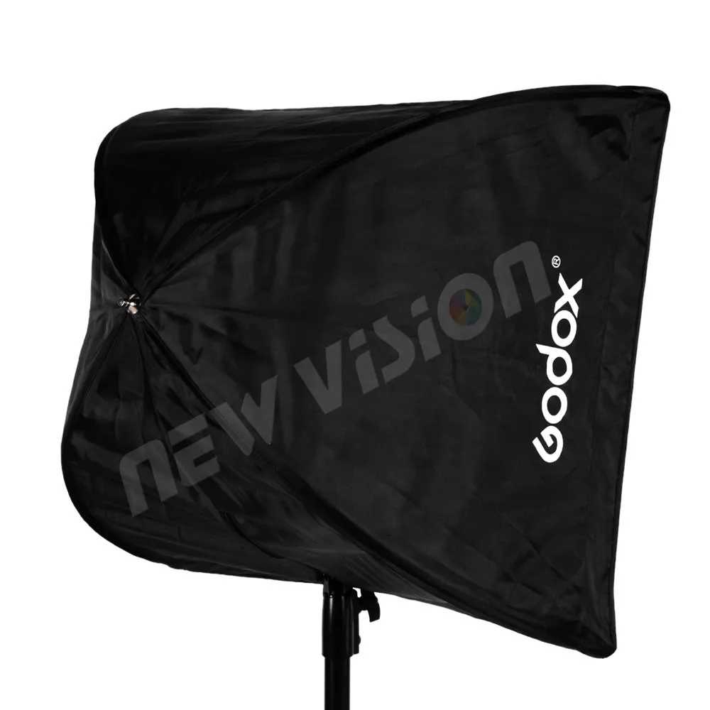 Godox портативный 60x60 см 24*24 дюйма фотостудия зонтик софтбокс Отражатель для вспышки Speedlight