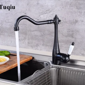 

Black Sink Faucet Deck Mounted Kitchen Faucets Torneira Handle Swivel Sink Lavatory Faucets,Mixers & Taps 5 colors for choice