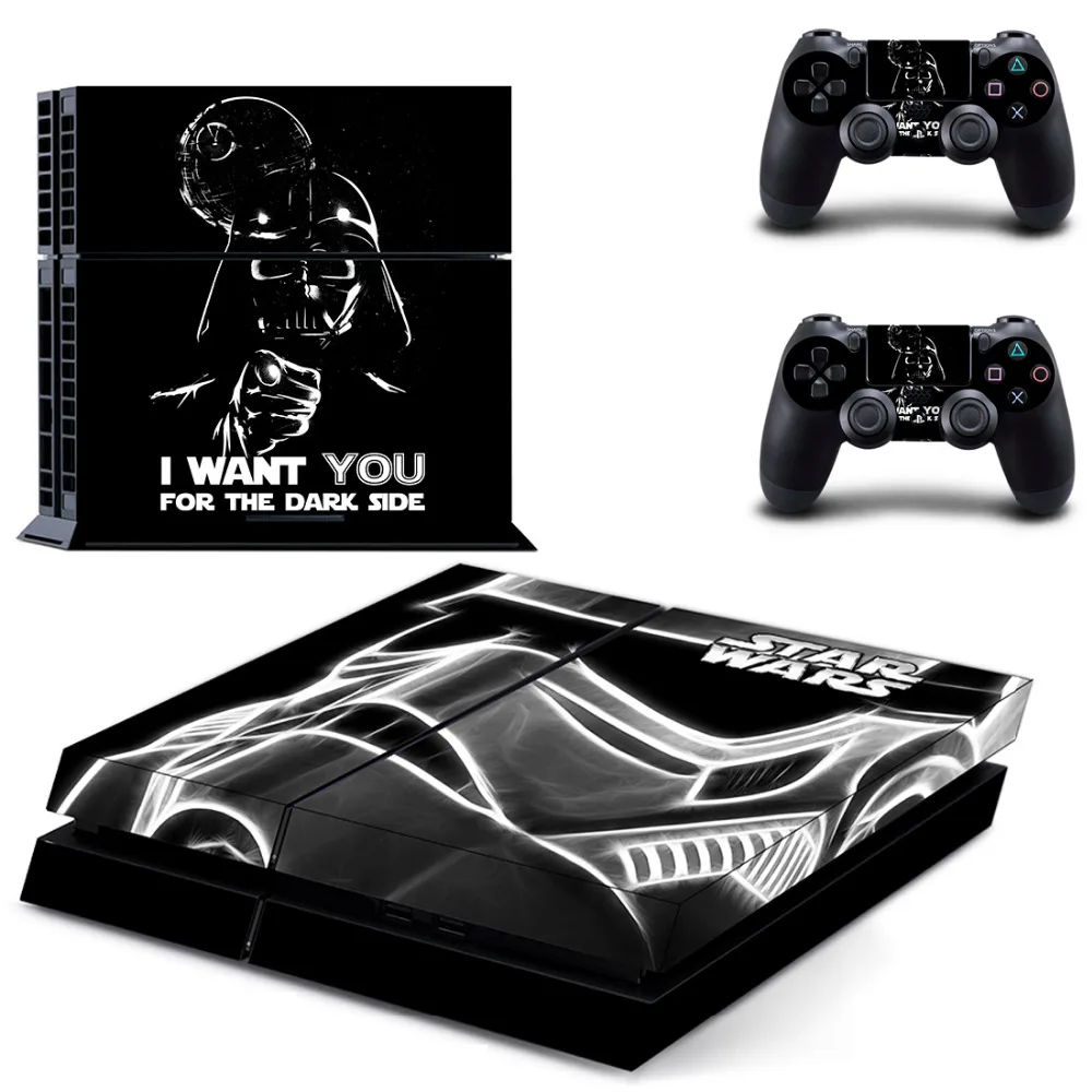 Star Wars Darth Vader PS4 Skin Sticker Decal for Sony PlayStation 4 Console and 2 Controllers - Vinyl Accessory image 6