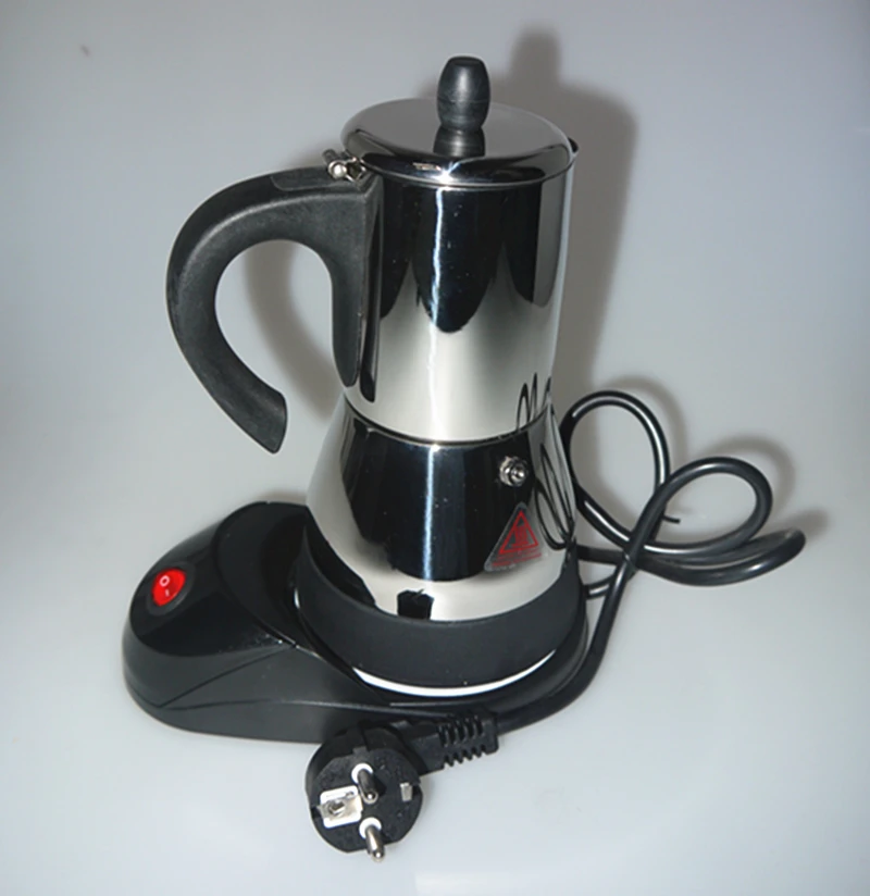 Stainless steel Automatic electric Stovetop coffee maker