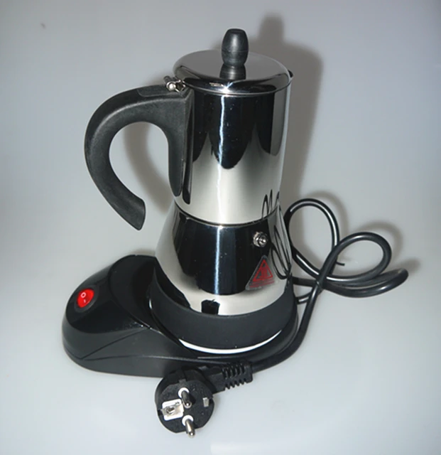 Stainless Steel Automatic Electric Stovetop Coffee Maker Mocha Stainless Steel Automatic Electric Stovetop Coffee Maker Mocha Pot Espresso Machine
