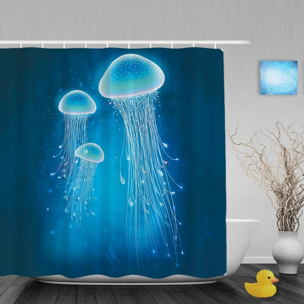 Buy Glowing Jellyfish Underwater Bathroom Shower