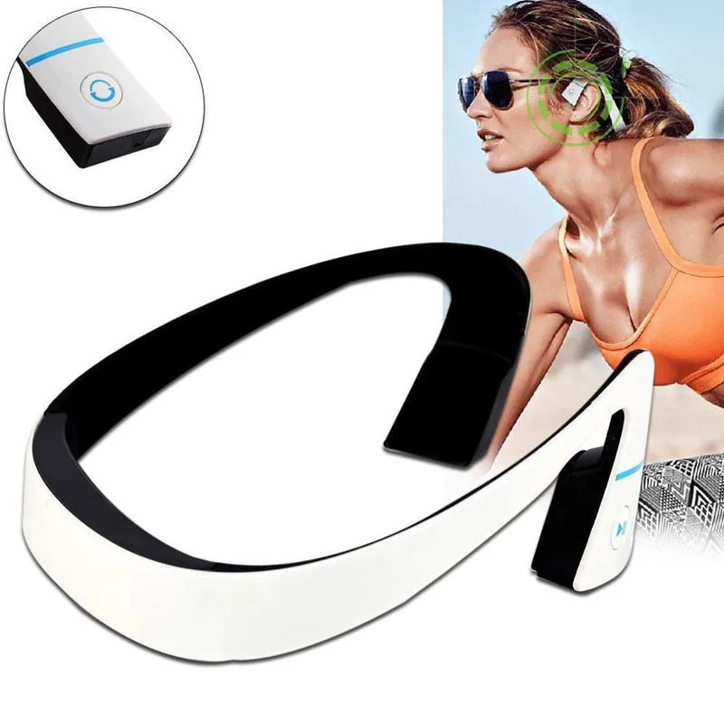 Wireless Bluetooth earphone Bone Conduction Headphone Headset Bluetooth V4.1 Earphone Neckband Earbud with Mic Noise Reduction