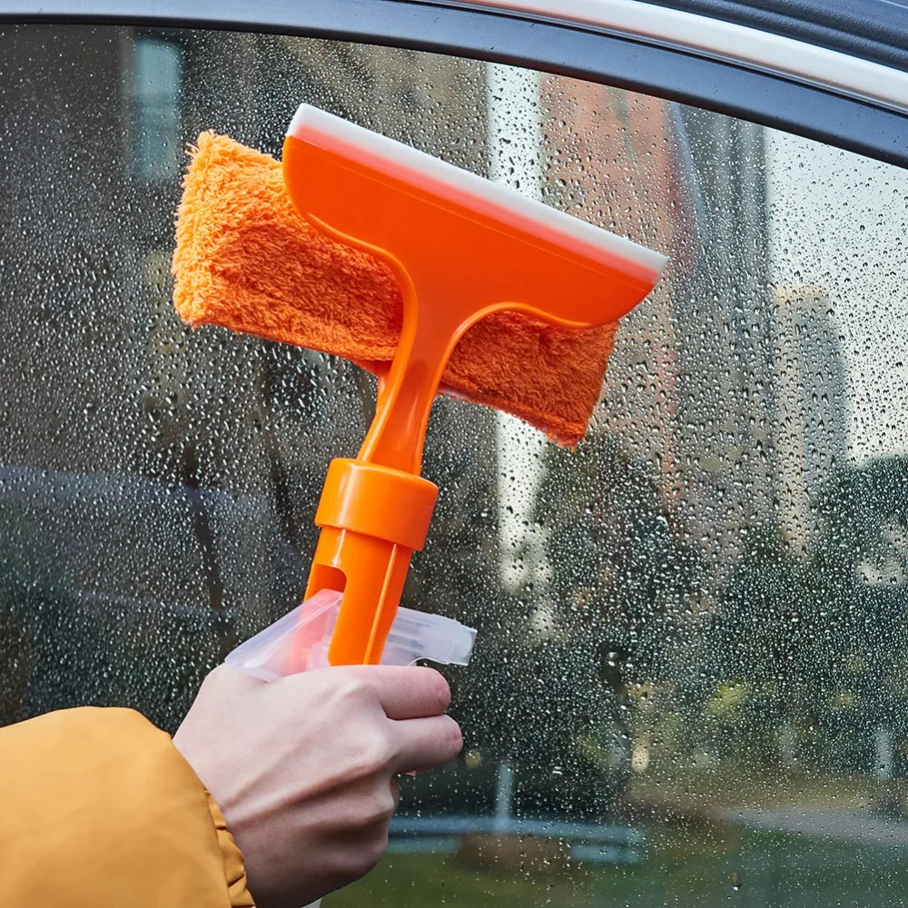 Автомобильная оконная щетка, скребок для стеклянного зеркала, скребок, скребок для мытья автомобиля, инструменты для чистки 3 в 1