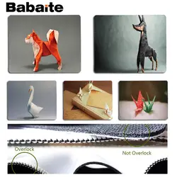 Babaite Нескользящие PC оригами офисных мышей геймер мягкие Мышь Pad Размеры для 18x22 см 25x29 см резиновая Мышь коврики