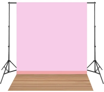 

LIFE MAGIC BOX Vinyl Baby Pink Photoshoot Background Newborn Photography Backdrops Portrait Photo Wallpapers Wood Floor